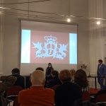 La giornata di consegna degli attestati e presentazione dei restauri del 2021 nell'ex chiesa di Sant'Ignazio, parte del complesso dell'Archivio di Stato