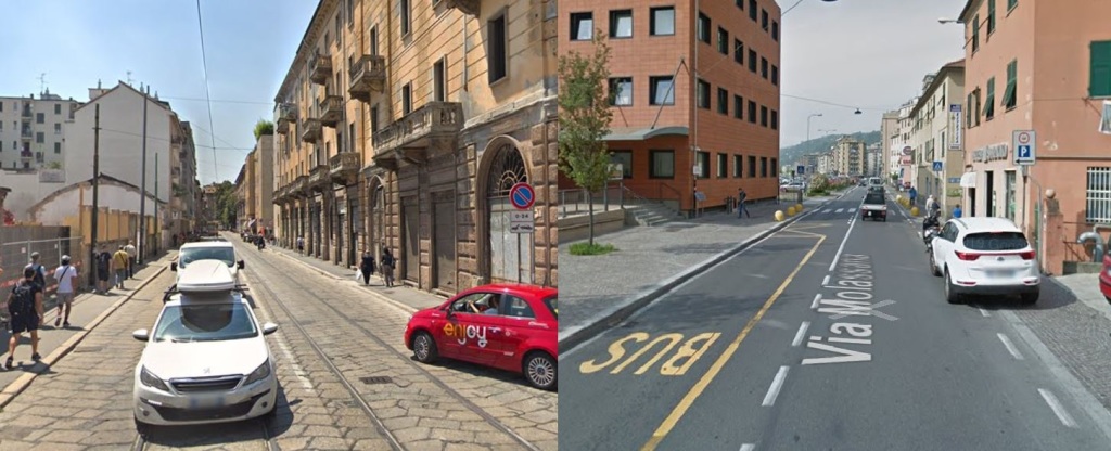 Via La Mrmora Milano - Via Molassana