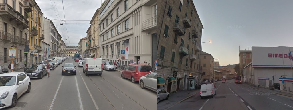 Via Vigevano (Milano) - Via Angelo Siffredi (Genova)